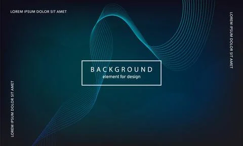 Abstract background. Wave element for design poster. Digital frequency track  Illustrazione stock