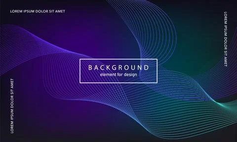 Abstract background. Wave element for design poster. Digital frequency track  Stock Illustration