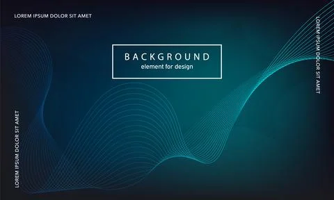 Abstract background. Wave element for design poster. Digital frequency track  Stock Illustration