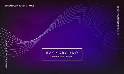 Abstract background. Wave element for design poster. Digital frequency trac.. Illustrazione stock