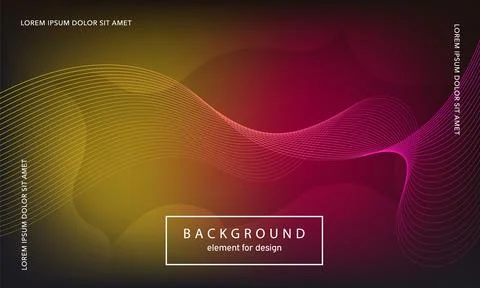 Abstract background. Wave element for design poster. Digital frequency track  Stock Illustration