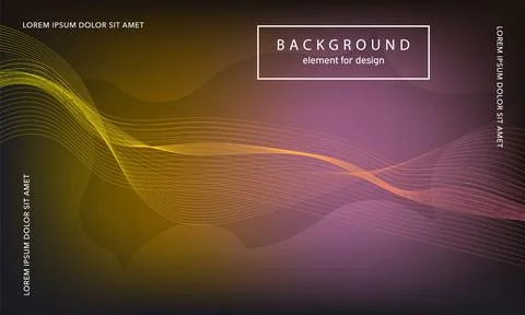 Abstract background. Wave element for design poster. Digital frequency track  Stock Illustration