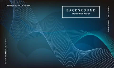 Abstract background. Wave element for design poster. Digital frequency track  Stock Illustration
