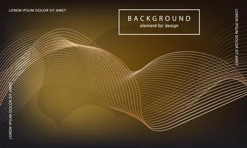 Abstract background. Wave element for design poster. Digital frequency track  Illustrazione stock