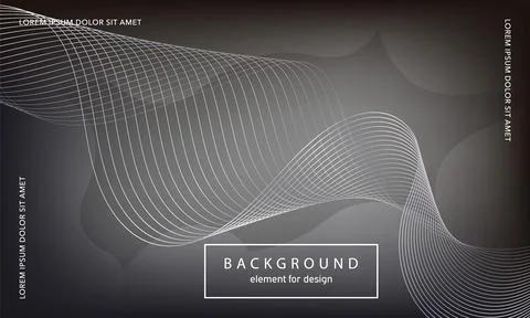 Abstract background. Wave element for design poster. Digital frequency trac.. Stock Illustration
