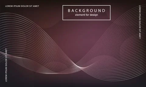 Abstract background. Wave element for design poster. Digital frequency trac.. Stock Illustration
