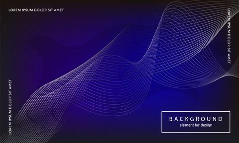 Abstract background. Wave element for design poster. Digital frequency track  Stock Illustration