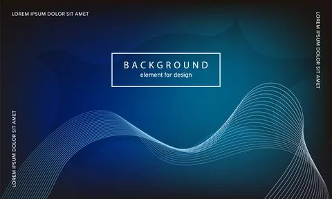 Abstract background. Wave element for design poster. Digital frequency trac.. Stock Illustration