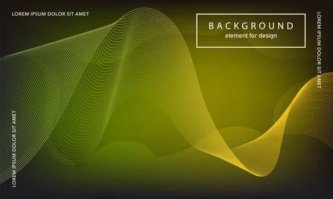 Abstract background. Wave element for design poster. Digital frequency trac.. Illustrazione stock