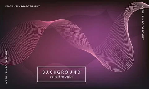 Abstract background. Wave element for design poster. Digital frequency trac.. Stock Illustration