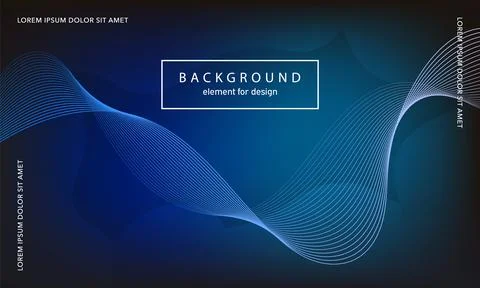 Abstract background. Wave element for design poster. Digital frequency trac.. Stock Illustration