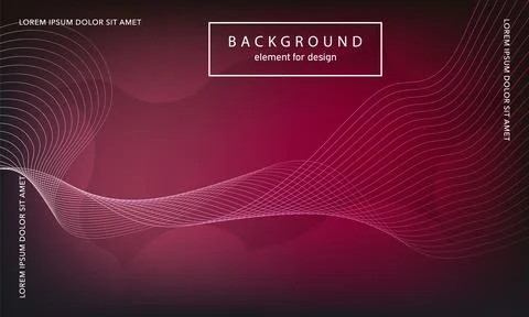 Abstract background. Wave element for design poster. Digital frequency trac.. Stock Illustration
