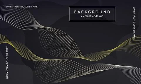 Abstract background. Wave element for design poster. Digital frequency track  イラスト素材