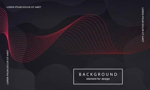 Abstract background. Wave element for design poster. Digital frequency track  Ilustración de archivo