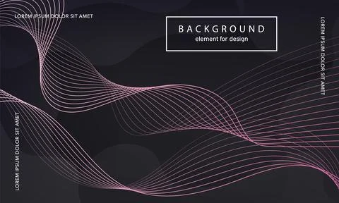 Abstract background. Wave element for design poster. Digital frequency track  Stock Illustration