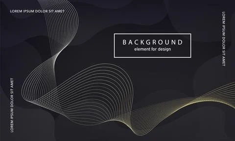 Abstract background. Wave element for design poster. Digital frequency trac.. Stock Illustration