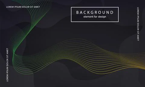 Abstract background. Wave element for design poster. Digital frequency trac.. Stock Illustration