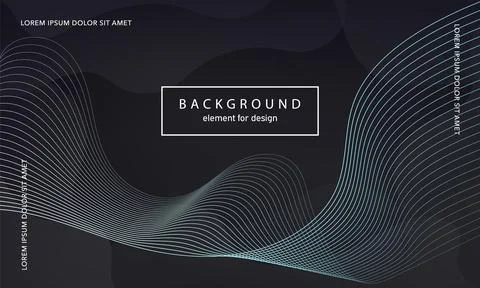 Abstract background. Wave element for design poster. Digital frequency trac.. Stock Illustration