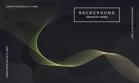 Abstract background. Wave element for design poster. Digital frequency trac.. Stock Illustration