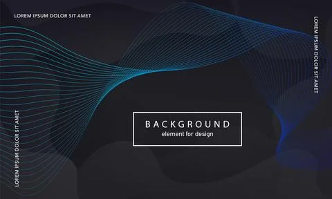 Abstract background. Wave element for design poster. Digital frequency trac.. Stock Illustration