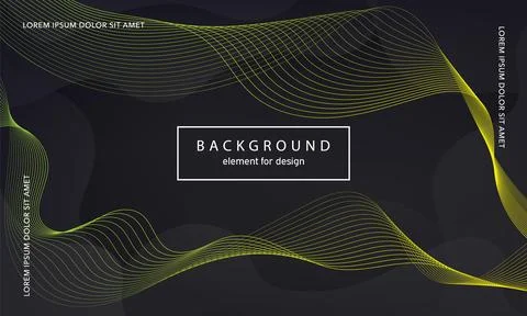 Abstract background. Wave element for design poster. Digital frequency trac.. Stock Illustration