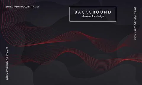 Abstract background. Wave element for design poster. Digital frequency trac.. Stock Illustration