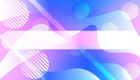 Abstract Background With Wave Gradient Shape, Line, Circle, Space for Text. F Illustrazione stock