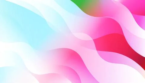 Abstract Background With Wave Gradient Shape. For Creative Templates, Cards,  Stock Illustration