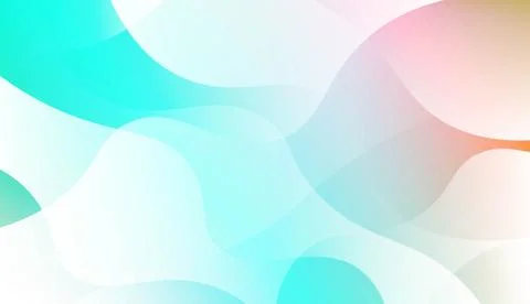 Abstract Background With Wave Gradient Shape. For Creative Templates, Cards,  Stock Illustration