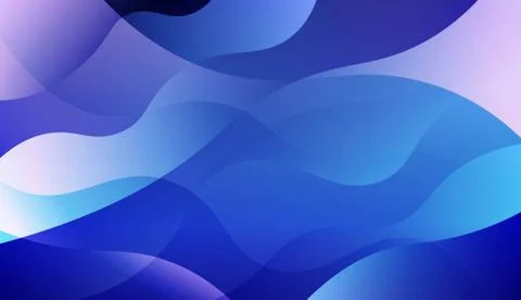 Abstract Background With Wave Gradient Shape. For Your Design Ad, Banner, Cov Illustrazione stock