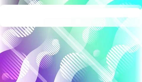 Abstract Background With Wave Gradient Shape, Line, Circle, Space for Text. F Stock Illustration