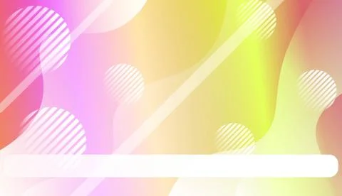 Abstract Background With Wave Gradient Shape, Line, Circle, Space for Text. F Stock Illustration