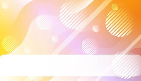 Abstract Background With Wave Gradient Shape, Line, Circle, Space for Text. F Illustrazione stock