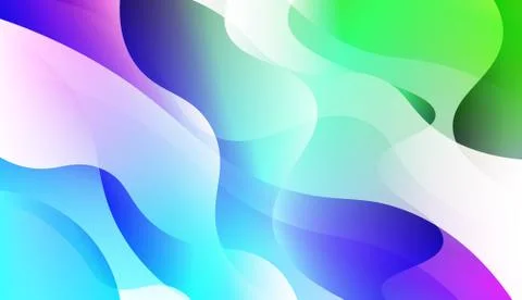 Abstract Background With Wave Gradient Shape. For Creative Templates, Cards,  Illustrazione stock