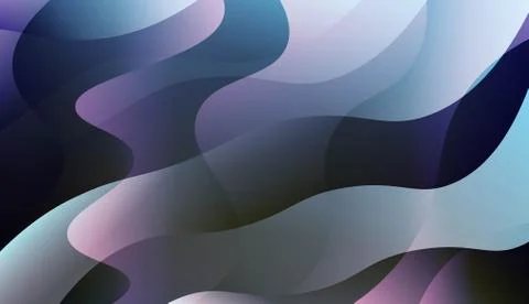 Abstract Background With Wave Gradient Shape. For Creative Templates, Cards,  Illustrazione stock