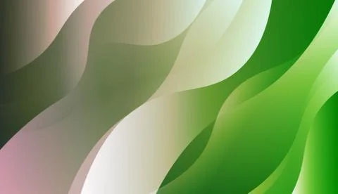 Abstract Background With Wave Gradient Shape. For Your Design Ad, Banner, Cov Illustrazione stock