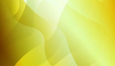Abstract Background With Wave Green Yellow Gradient Shape. For Futuristic Ad, Stock Illustration