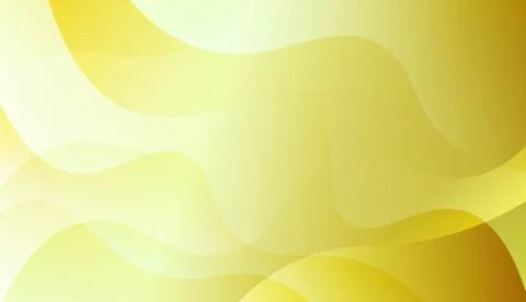 Abstract Background With Wave Green Yellow Gradient Shape. For Futuristic Ad, Stock Illustration