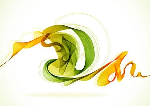Abstract background with wave Stock Illustration