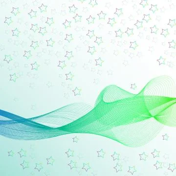 Abstract background wave Stock Illustration