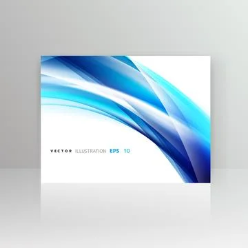 Abstract background with wave Stock Illustration