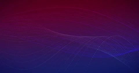 Abstract background wave matrix data of dots and lines. tech data Artificia.. Video stock 256103861