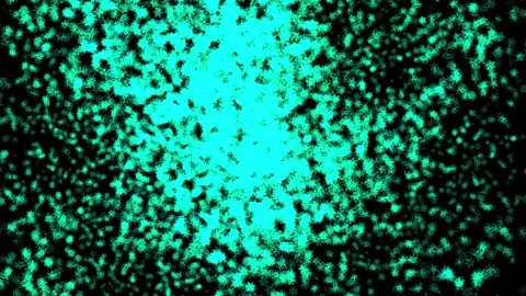 Abstract background Wave Particles Collection of colorful glowing dots. 4K Stock Footage 287900634