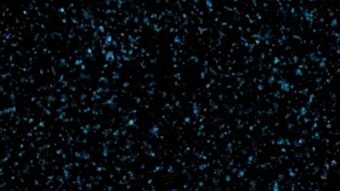 Abstract background Wave Particles Collection of colorful glowing dots. 4K Stock Footage 287900668