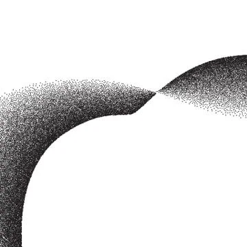 Abstract background with wave of scattered dots 스톡 일러스트