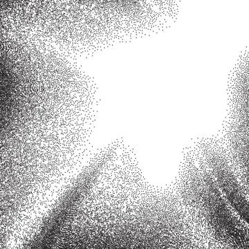Abstract background with wave of scattered dots 스톡 일러스트