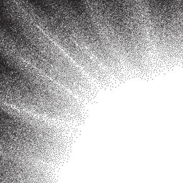 Abstract background with wave of scattered dots 스톡 일러스트