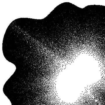 Abstract background with wave of scattered dots 스톡 일러스트