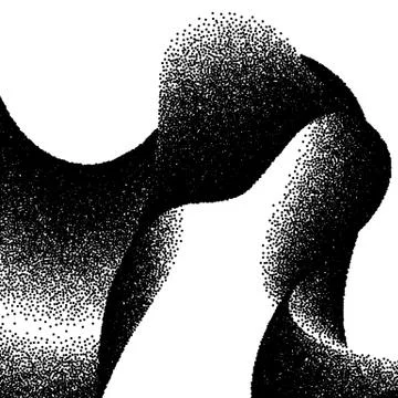 Abstract background with wave of scattered dots 스톡 일러스트