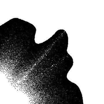 Abstract background with wave of scattered dots 스톡 일러스트